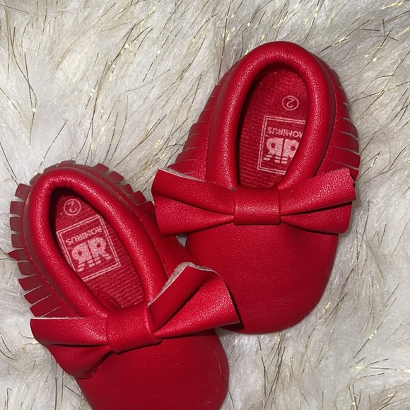 Romirus | size 2 | Red bohemian flats - Picture 3 of 5